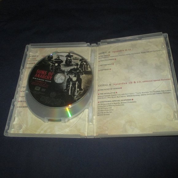 Sons of Anarchy- Season 1 (DVD, 2008, 4-Disc Set) - Picture 4 of 5
